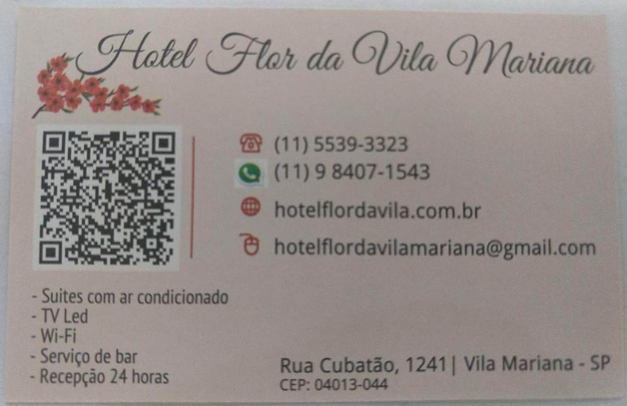 Hotel Flor da Vila Mariana São Paulo Exterior foto